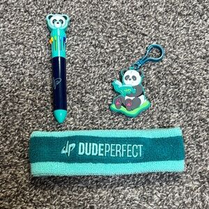 Dude Perfect Kids Panda Pen Set - Blue and Teal